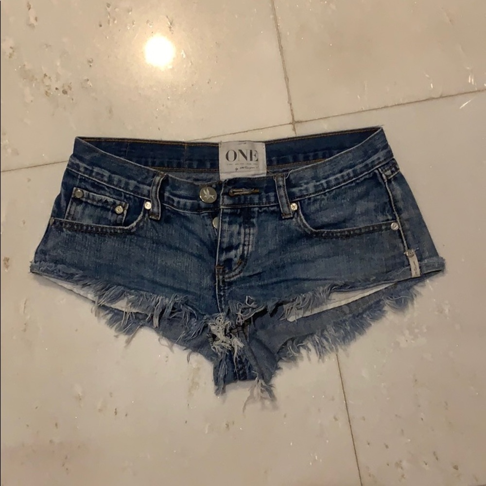 one teaspoon jean shorts
